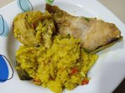 Una foto de arroz con raya
