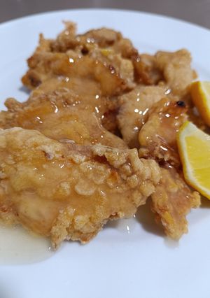 Una foto de Pollo al limón "estilo chino"
