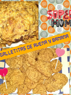 Una foto de Galletitas de avena y banana 👩🍳👩🍳