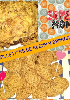 Una foto de Galletitas de avena y banana 👩‍🍳👩‍🍳