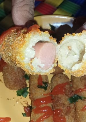 Foto resep Kroket kentang tahu isi sosis