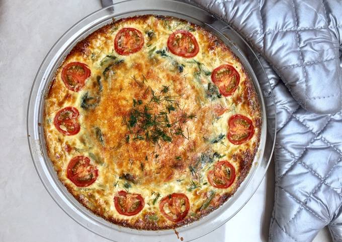 Quiche Lorraine with Tomatoes and Miso