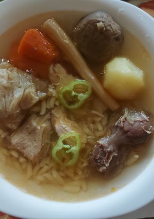 Gyökérzöldségek és társaik, az én húslevesemben recept fotója
