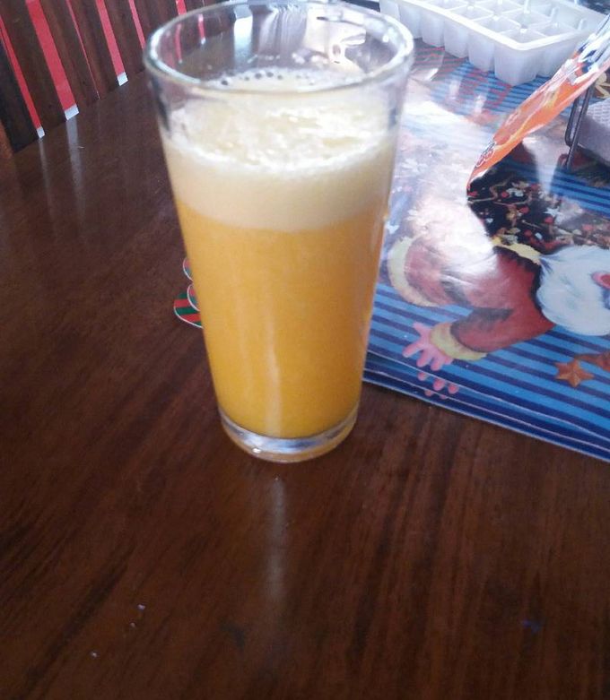 Una foto de Jugo licuado de durazno en conserva