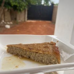 A picture of Banana Flan 🍮.