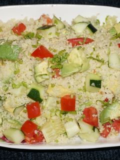 Una foto de Ensalada de cuscús con palta