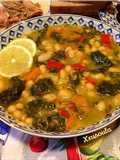 Lemony Bean Soup with Spinach and Turmeric