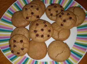 Una foto de Galletas de chocolate con chips SIN MANTECA