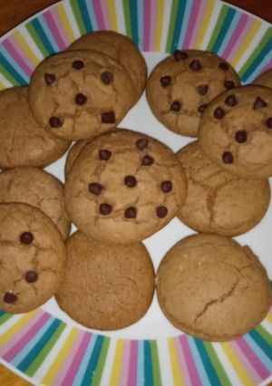 Una foto de Galletas de chocolate con chips SIN MANTECA