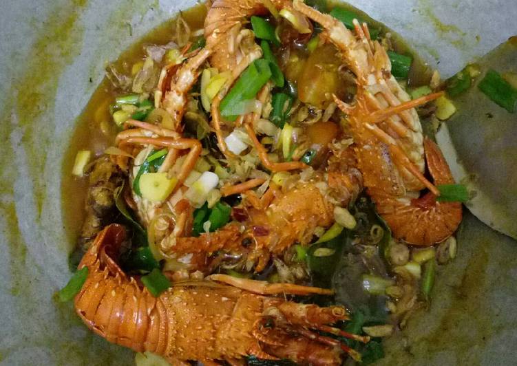 Cara Gampang mengolah Lobster asam manis Anti Gagal