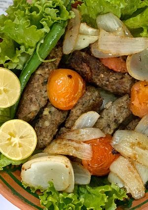 A picture of Mutton Kabab Platter.
