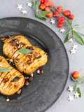 Butternut rôtie aux épices douces façon Hasselback
