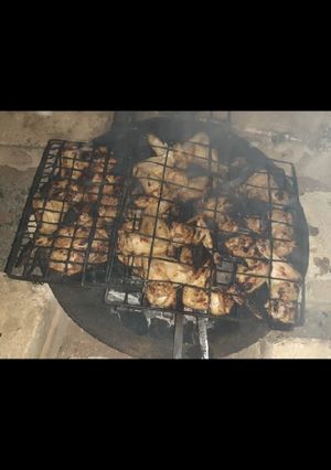 صورة لوصفة دجاج مشوي على النار