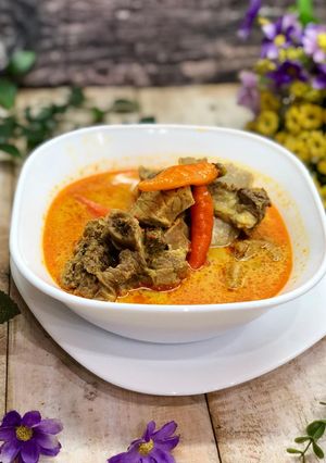 Foto resep Kari daging sapi ala Lontong Kari Bandung