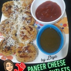 ❤PANEER CHESSE TANDOOR CUTLETS❤ A picture of ❤PANEER CHESSE TANDOOR CUTLETS❤.