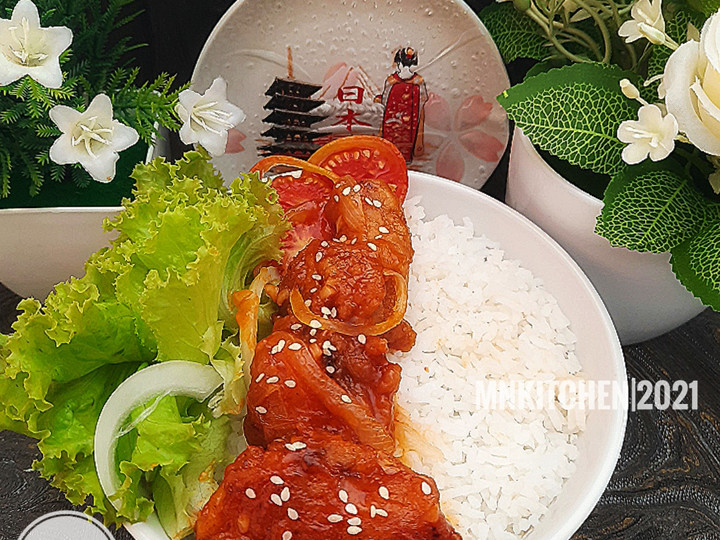 Cara Gampang Membuat Sweet and Sour Chicken RiceBowl, Sempurna