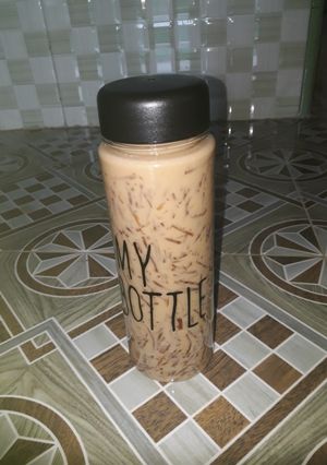 Foto resep Es capucino cincau...buat yg diet debm cus