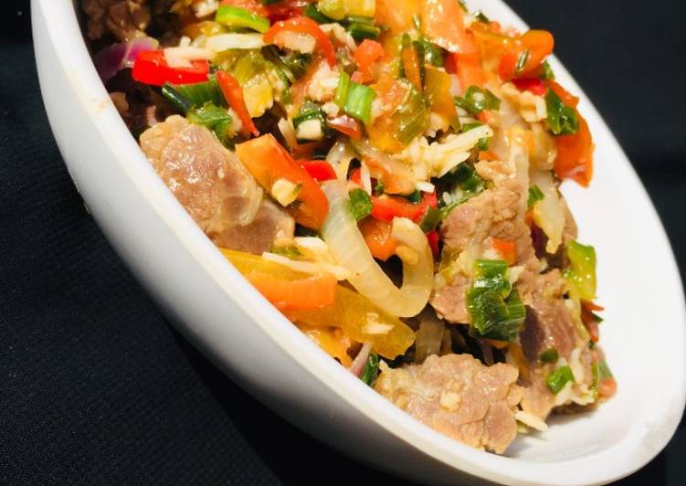 Simple Way to Prepare Ultimate Beef and Coconut stir fry