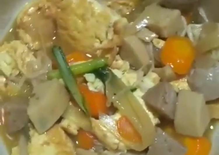 Sapo Tahu Home Made ala Restaurant