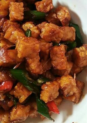 Foto resep Tempe orek cabe hijau