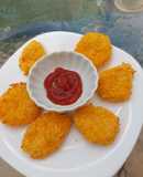 Nuggets de pollo caseros, en freidora de aire