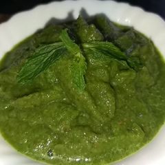 A picture of Raw mango pudina chutney | #SD3.
