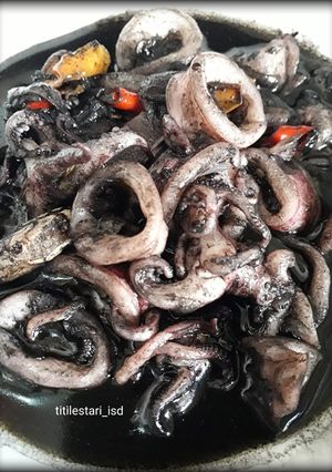 Foto resep Cumi kuah hitam pedas