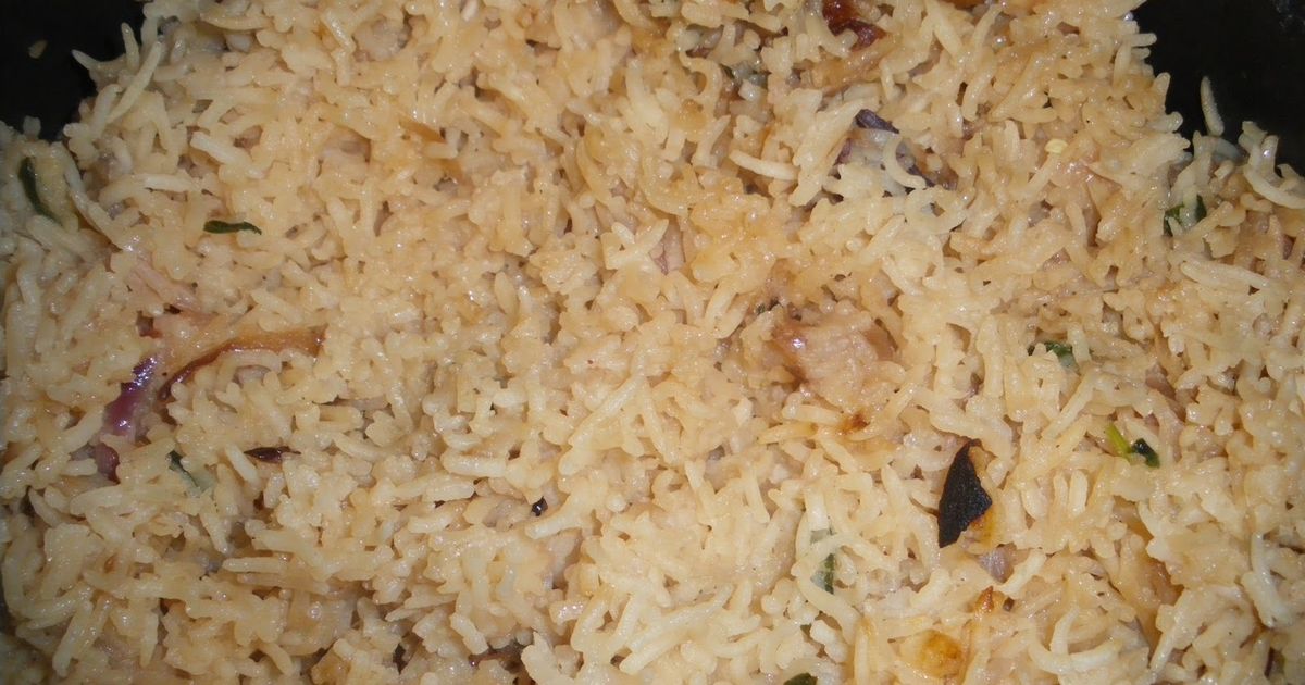 Bagara Khana (Flavored Rice, South Indian Muslim Cuisine) Recipe by ...