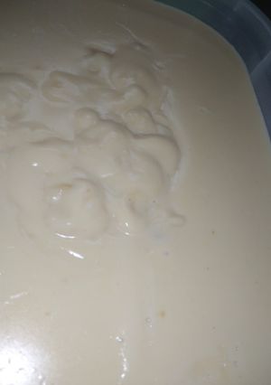Una foto de Crema pastelera de mantecol 😋