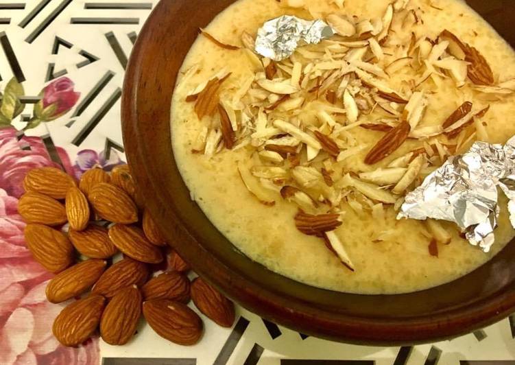 Almond Saffron Kheer