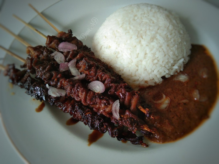 Cara Membuat Sate Usus Sambel Kacang Ekonomis