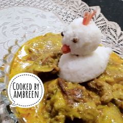 Kadhi Pakora With White Rice Recipe 😋 A picture of Kadhi Pakora With White Rice Recipe 😋.