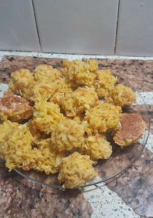 Una foto de Bocaditos de arroz con jamón al horno