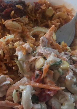 A picture of Jollof Rice.