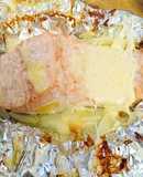 Cá hồi nướng phô mai