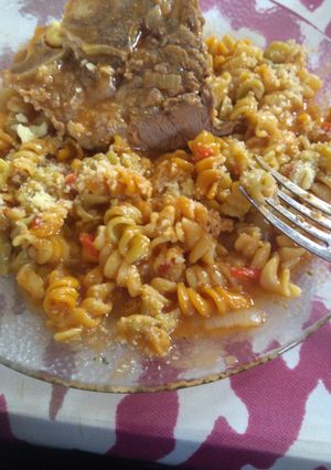 Una foto de Guiso de fideos