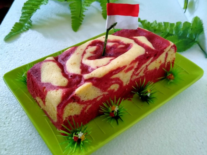 Cara Gampang Membuat Bolu Kukus Zebra Merah Putih 🇮🇩 Praktis