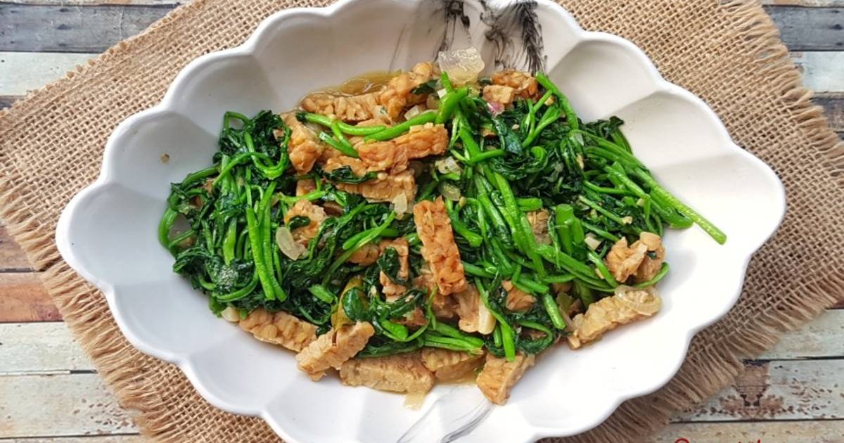 Resep Tumis Tempe Selada Air Oleh Tituk Sk Cookpad