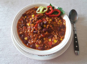 Mexikói Chilis bab alappor nélkül GM recept fotója
