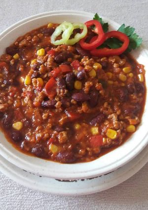 Mexikói Chilis bab alappor nélkül GM recept fotója