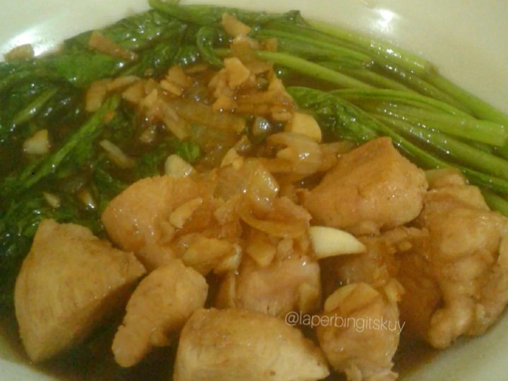 Cara Mudah Menyiapkan Resep TUMIS AYAM CAISIN SAUS TERIYAKI 😘 yang Menggugah Selera Anti Ribet, Mantap Sekali