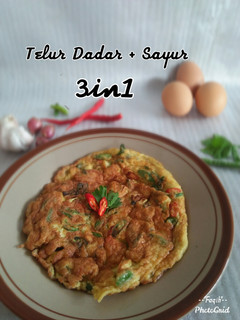 Foto resep Telur Dadar+Sayur