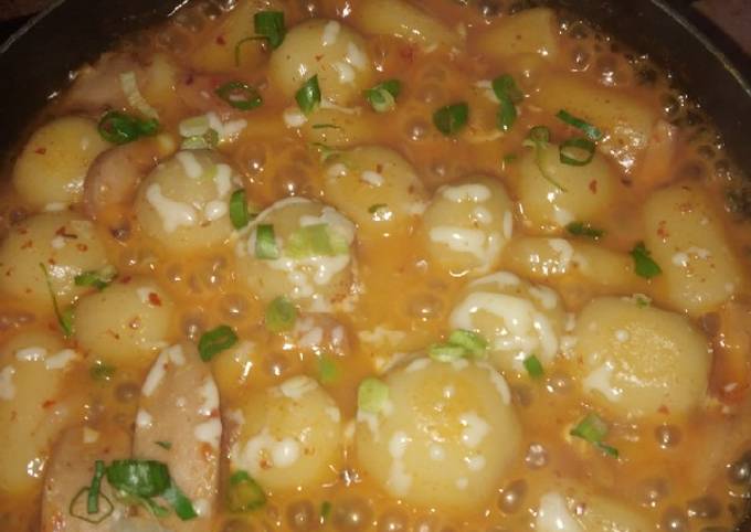 Resep: Cilok dan tteokbokki mudah / gampang sekaliii Rumahan