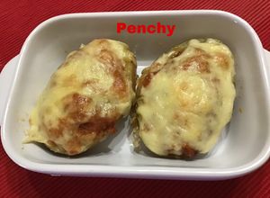 Foto principal de Nidos de patata con salsa boloñesa y queso Edam