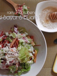 Foto resep Salad Sayur dan Buah