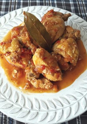 Una foto de Pollo de corral a la Andaluza