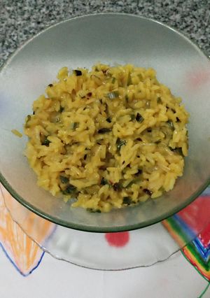 Una foto de Arroz con azafrán