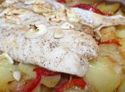 Una foto de mero al horno