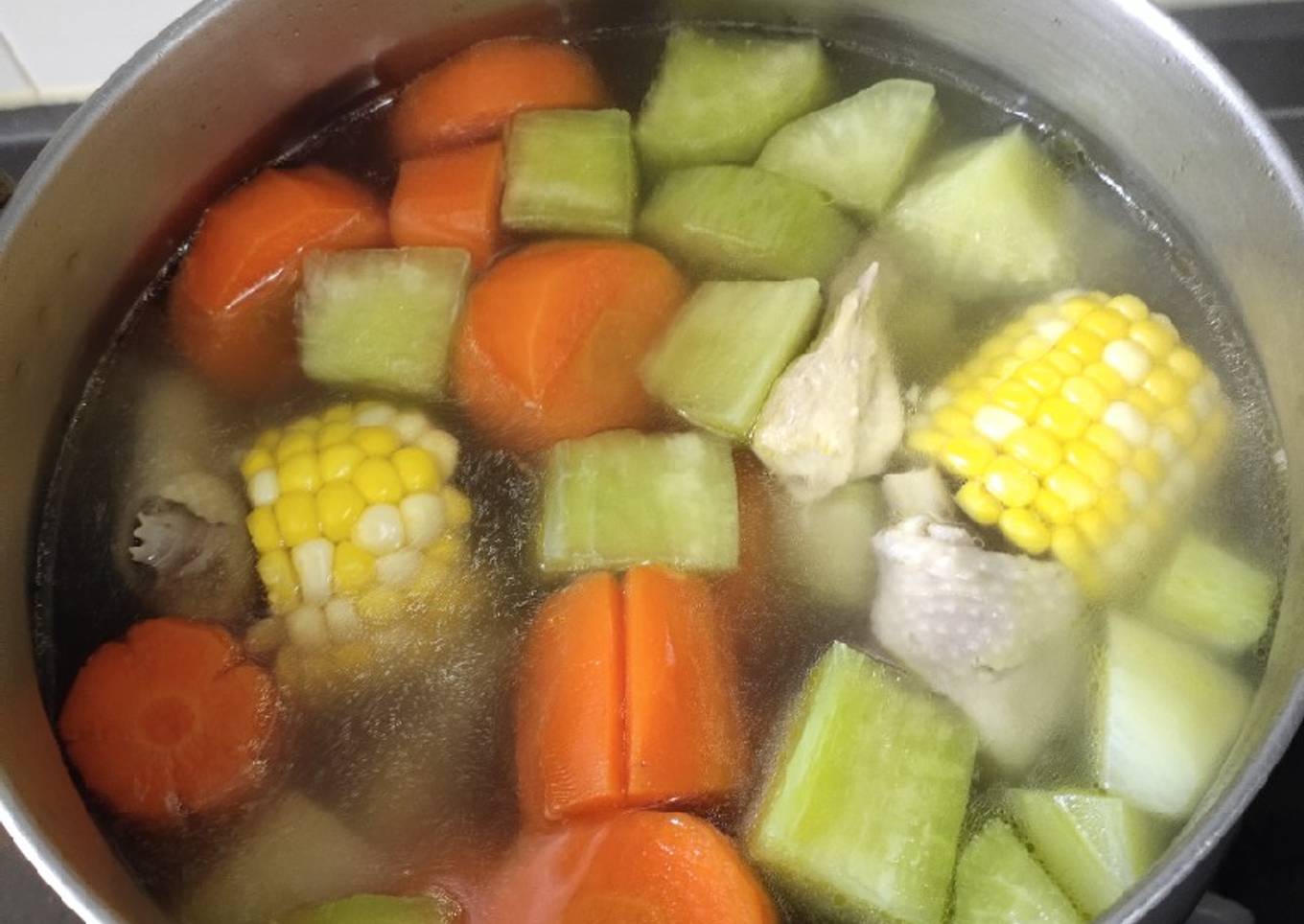 Long Corn Soup for Cold Weather