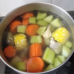 A picture of Long Corn Soup for Cold Weather.